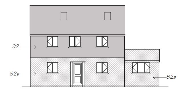 Lot: 107 - FREEHOLD PROPERTY ARRANGED AS A HOUSE OF MULTIPLE OCCUPATION - Proposed Front Elevation